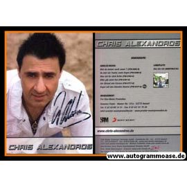 Autogramm Schlager | Chris ALEXANDROS | 2011 "Engel Mit Den Blonden Haaren" (Sony)