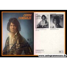 Autogramm Schlager | Costa CORDALIS | 1992 "Was Nun kleiner Mann" (CBS)
