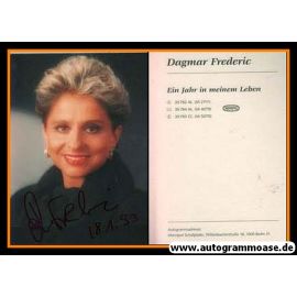 Autogramm Schlager | Dagmar FREDERIC | 1992 "Ein Jahr In Meinem Leben" (Monopol)