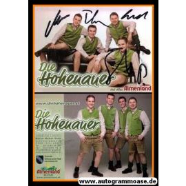 Autogramme Volksmusik | DIE HOHENAUER | 2010er (Portrait Color) Almenland