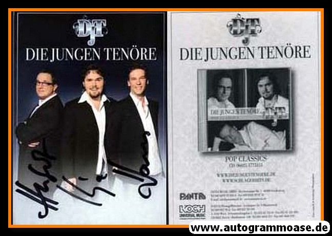 Autogramme Klassik | DIE JUNGEN TENÖRE | 2009 "Pop Classics" (Koch)
