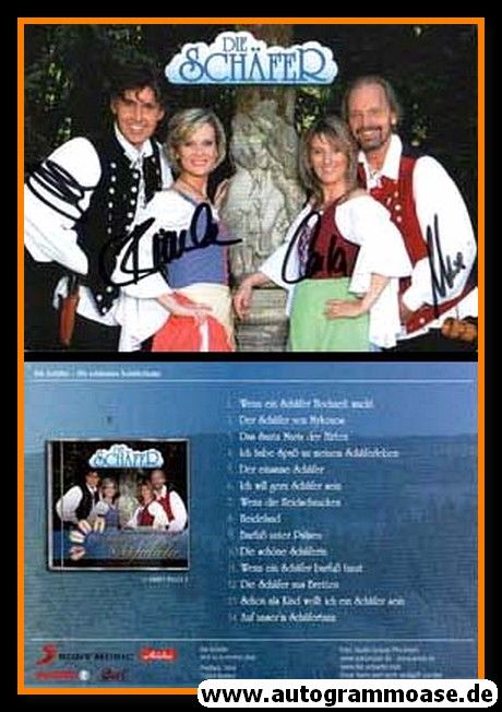 Autogramme Volksmusik | DIE SCHÄFER | 2011 "Die Schönsten Schäferlieder" (Sony)