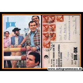 Autogramm Pop (Italien) | DIK DIK | 1960er (Portrait Color)