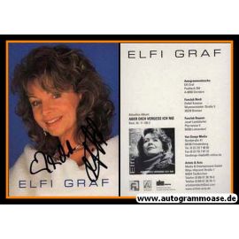Autogramm Schlager | Elfi GRAF | 2001 "Aber Dich Vergess Ich Nie"