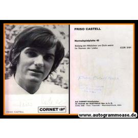 Autogramm Schlager | Friso CASTELL | 1971 "Solang Ein Mädchen" (Cornet)