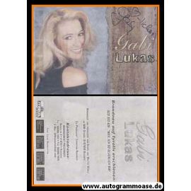 Autogramm Volksmusik | Gabi LUKAS | 2002 "Weil Ich So Glücklich Bin" (Tyrolis)