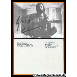 Autogramm Pop | Giorgio CAMESE | 1980er (Portrait SW)
