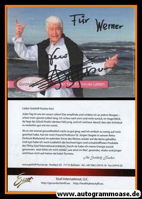 Autogramm Orchester | Gotthilf FISCHER | 2010er (Portrait Color) Sisel