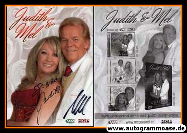 Autogramme Schlager | JUDITH & MEL | 2009 "Liebe Gibt Liebe Nimmt" (Portrait Color VM)