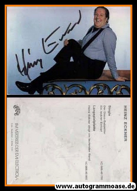 Autogramm Schauspieler | Heinz ECKNER | 1980er (Portrait Color) EMI