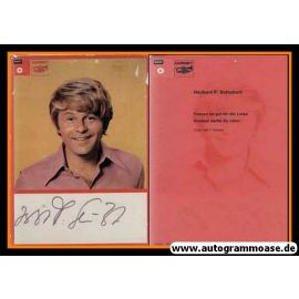 Autogramm Schauspieler | Herbert F. SCHUBERT | 1971 "Tanzen Ist Gut" (Portrait Color) Cornet)