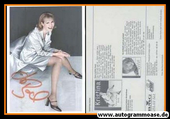 Autogramm Schlager | Kristina BACH | 1999 "Ganz Schön Frech" (BMG Ariola)