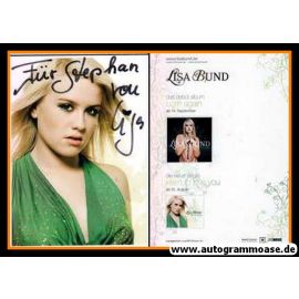 Autogramm Pop | Lisa BUND | 2007 "Born Again" (Portrait Color) Sony