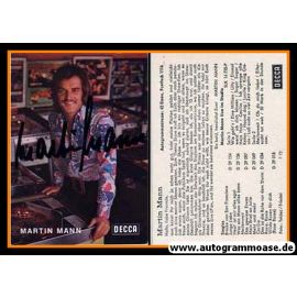 Autogramm Schlager | Martin MANN | 1971 "Live Im Studio" (Portrait Color Decca) 1