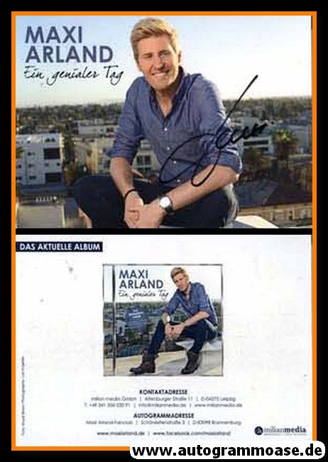 Autogramm Schlager | Maxi ARLAND | 2015 "Ein Genialer Tag" (Portrait Color Milian)