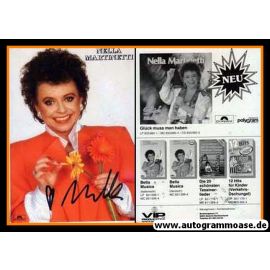 Autogramm Volksmusik | Nella MARTINETTI | 1987 "Glück Muss Man Haben" (Polydor) 2