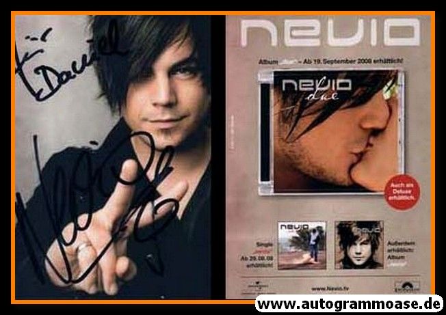 Autogramm Pop | NEVIO | 2008 "Due" (Portrait Color) Universal