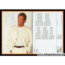Autogramm Schlager | Olaf BERGER | 1999 "Hautnah Ist Nicht Genug" (Portrait Color White)