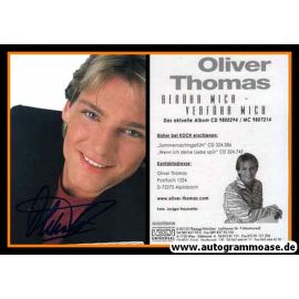 Autogramm Schlager | Oliver THOMAS | 2003 "Berühr Mich" (Koch)