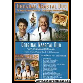 Autogramme Volksmusik | ORIGINAL NAABTAL DUO | 2008 "20 Jahre - Album"