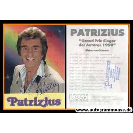Autogramm Schlager | PATRIZIUS | 1990 (GP Autoren) Portrait Color Koch