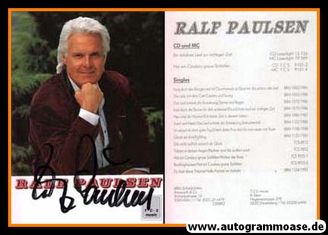 Autogramm Country | Ralf PAULSEN | 2000er (Portrait Color) Diskografie