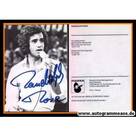 Autogramm Pop | Randolph ROSE | 1974 "Du Siehst ..." (Hansa)