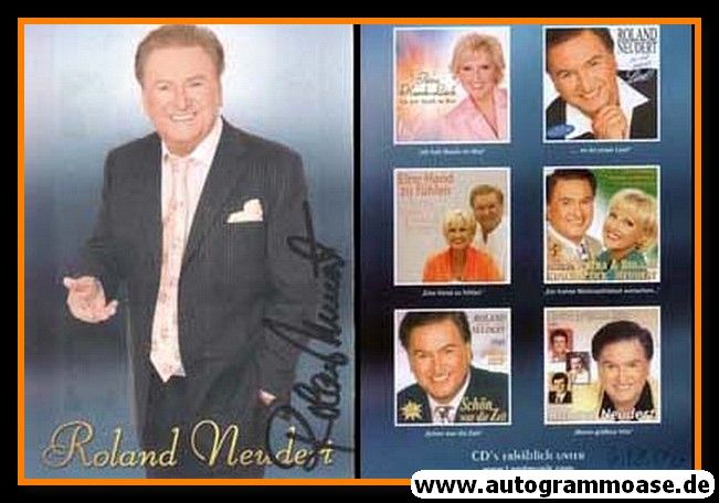 Autogramm Schlager | Roland NEUDERT | 2000er (Portrait Color) Landmusik