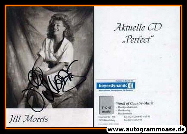 Autogramm Country | Jill MORRIS | 1980er "Perfect"