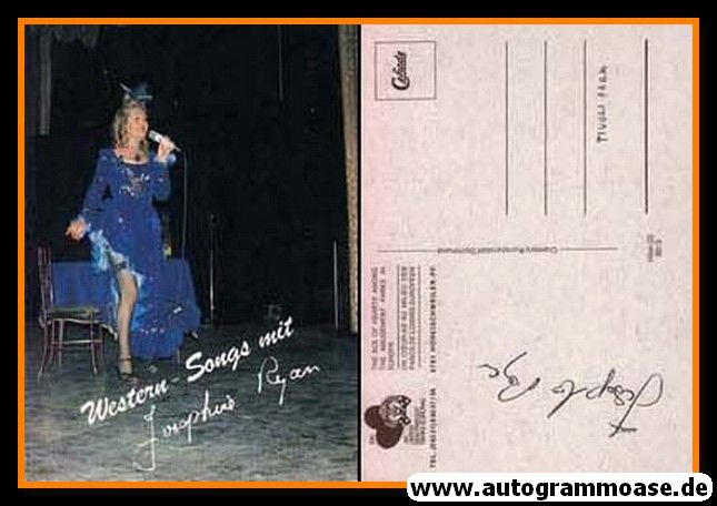 Autogramm Country | Josephine RYAN | 1980er (Portrait Color)
