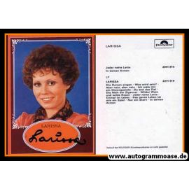 Autogramm Schlager | LARISSA | 1974 "Larissa" (Polydor)
