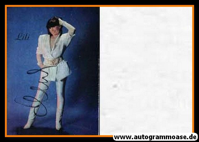 Autogramm Schlager | LILI | 1970er (Portrait Color)