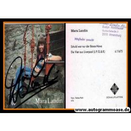 Autogramm Schlager | Mara LANDIN | 1975 "Bossa-Nova" (Portrait Color Telefunken)
