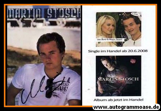 Autogramm Pop | Martin STOSCH | 2008 "Have You Found"
