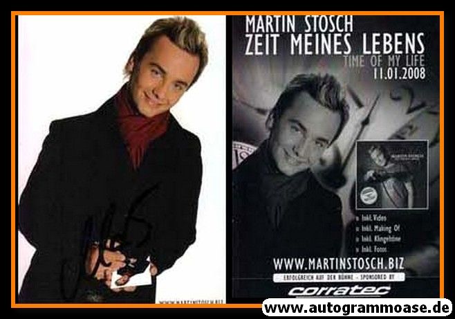 Autogramm Pop | Martin STOSCH | 2008 "Zeit Meines Lebens" (Corratec)