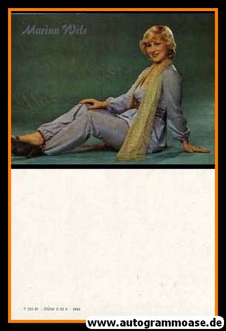 Autogramm Schlager | Marina WILS | 1970er (Portrait Color DDR)