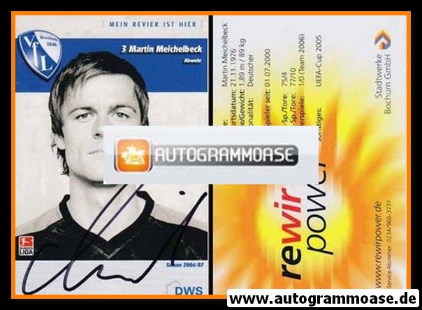 Autogramm Fussball | VfL Bochum | 2006 | Martin MEICHELBECK