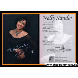 Autogramm Schlager | Nelly SANDER | 2000er (Portrait Color)