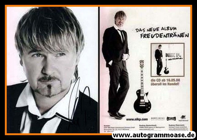 Autogramm Schlager | NIK P. | 2008 "Freudentränen" (Sony)