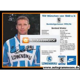 Autogramm Fussball | TSV 1860 München | 1995 | Bernhard WINKLER