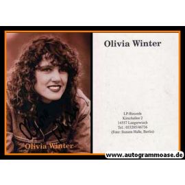 Autogramm Schlager | Olivia WINTER | 1990er (Portrait Color) LP
