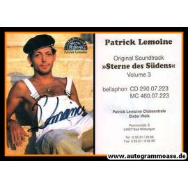 Autogramm Pop | Patrick LEMOINE | 1995 "Sterne Des Südens"