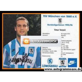 Autogramm Fussball | TSV 1860 München | 1995 | Timur YANYALI