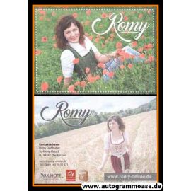 Autogramm Schlager | ROMY | 2010er (Portrait Color)