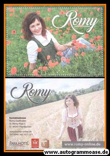Autogramm Schlager | ROMY | 2010er (Portrait Color)