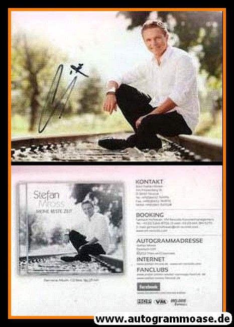 Autogramm Volksmusik | Stefan MROSS | 2012 "Meine Beste Zeit" (Portrait Color MCP)