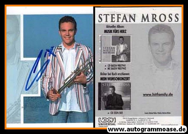 Autogramm Volksmusik | Stefan MROSS | 2003 "Musik Fürs Herz" (Portrait Color Koch) 1
