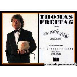 Autogramm Kabarett | Thomas FREITAG | 1991 "Riesenpackung" (Electrola)