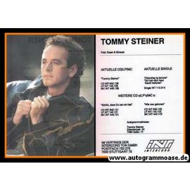 Autogramm Schlager | Tommy STEINER | 1983 "Tommy Steiner" (Portrait Color Intercord)