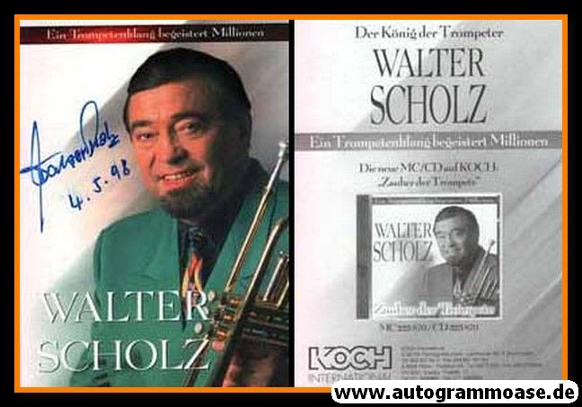 Autogramm Trompete | Walter SCHOLZ | 1997 "Zauber Der Trompete" (Portrait Color Koch)